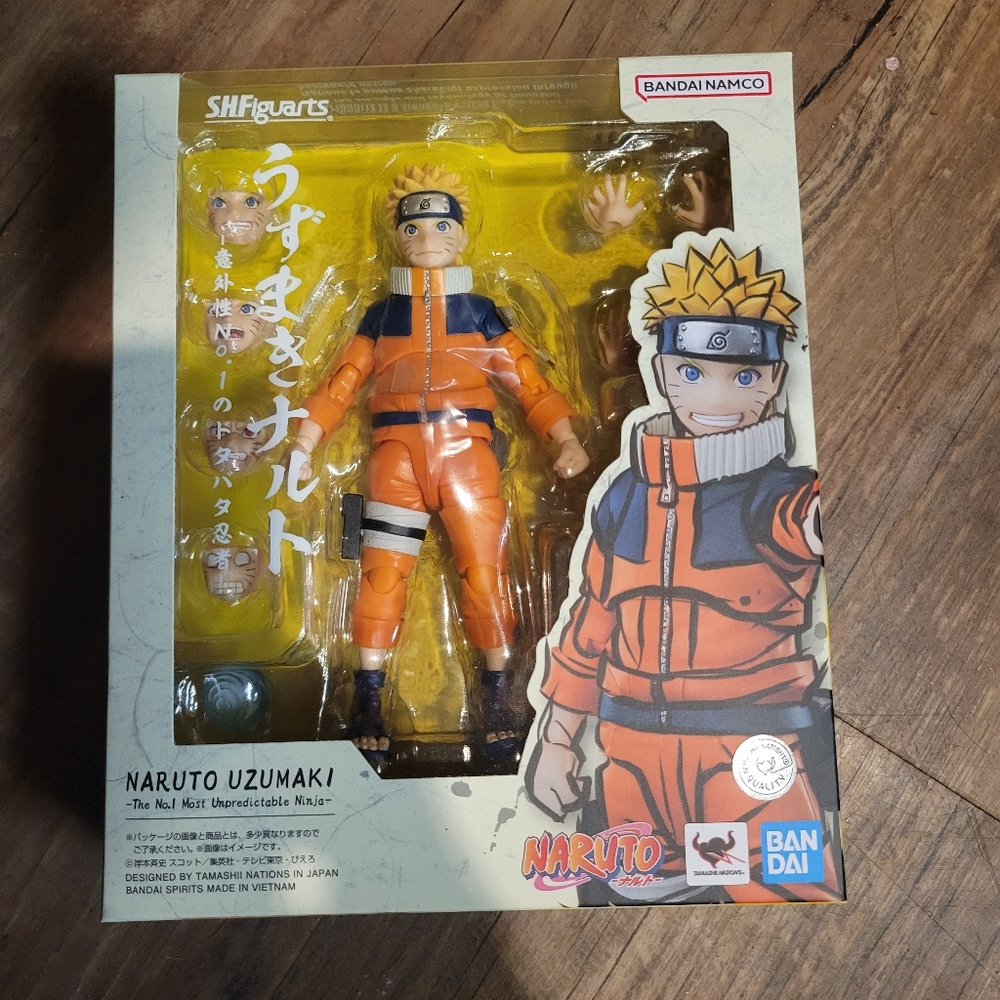 S.H.Figuarts Naruto Shippuden Uzumaki  Jinchuuriki Entrusted with Hope 5.5 Inch